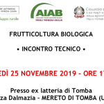 Incontro tecnico: MELO: NUOVE CULTIVAR RESISTENTI ALLA TICCHIOLATURA E NUOVI PORTAINNESTI