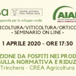 Seminario online – La contaminazione da fosfiti nei prodotti biologici: cause, impatto sulla normativa e riduzione del rischio