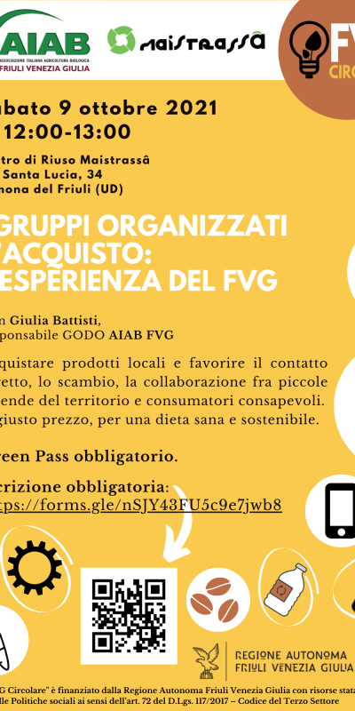 I prossimi appuntamenti di FVG Circolare 📆