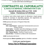 I prossimi Webinar: agricoltura sociale e contrasto al caporalato 📆