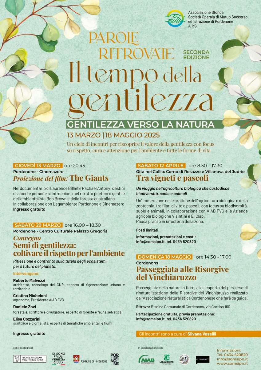 IL TEMPO DELLA GENTILEZZA – PAROLE RITROVATE – 2 edizione