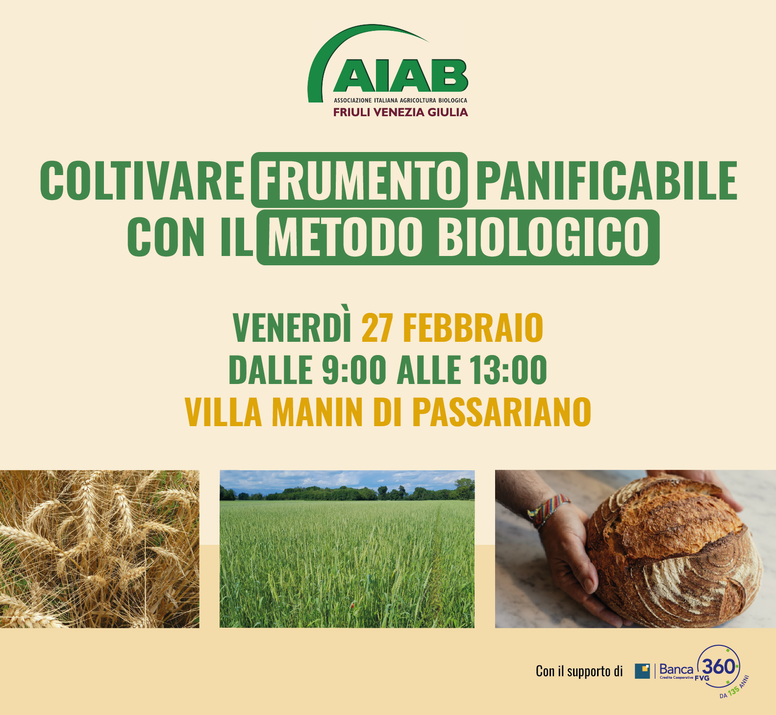 27.02.2026 – Coltivare frumento panificabile con il metodo biologico