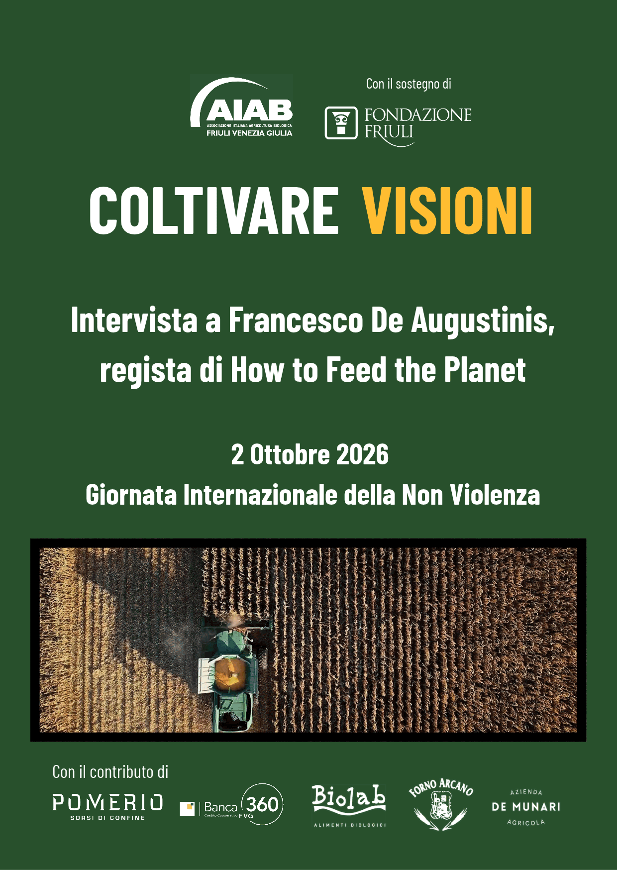 Intervista a Francesco De Augustinis, regista di How to Feed the Planet